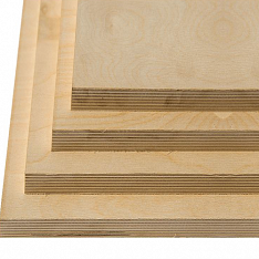 Фанера ФК 4х1525х1525 сорт 3/4